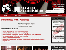 Tablet Screenshot of jddramapublishing.com